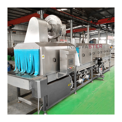 Andere type hoogdrukwarmwaterspuitreinigingsmachine voor kratten en containers