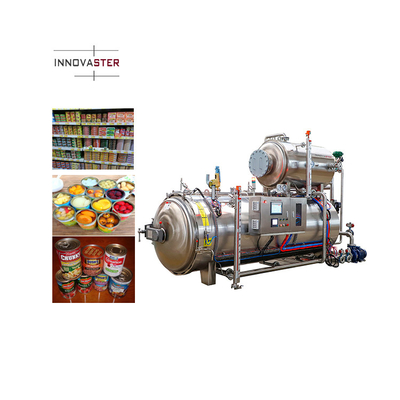 Voedselverpakking Verwerking Hoogtemperatuur Boerderijen Waterspray Laboratorium Retort bij 121°C