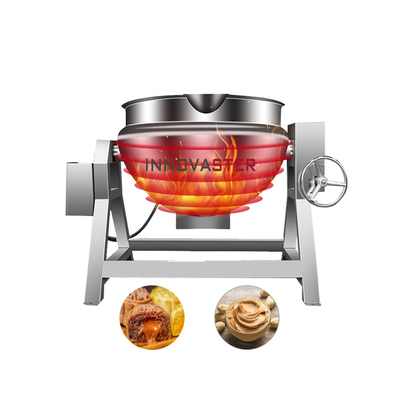 Industrial Tilt Candy Meat Cooking Jacket Ketel 500L voor groentenverwerkende installaties