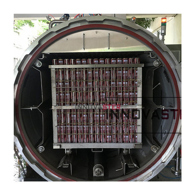 Warm water onderdompeling gesteriliseerd voedsel zak saus autoclaaf retort apparatuur structuur