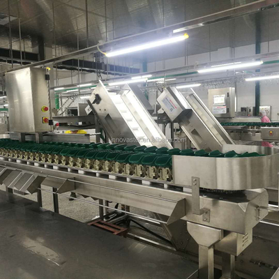 High Speed Multi-Tray Rotary Weight Oyster Fish Sorting Machine voor de vleesverwerking