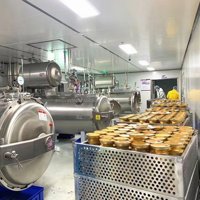 Boerderijen 3P Spanning Candy Heat Seal Folie Kip Vacuum PE Verpakkingszakken Retort Sterilisatie Machine