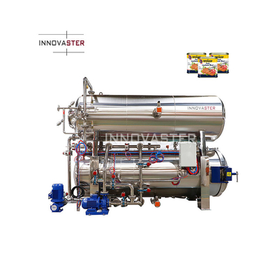 3P waterbad sterilisator autoclaaf systeem voor blik tomaten vis tonijn retort machine