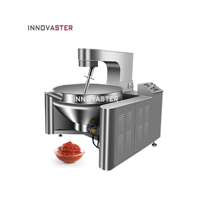 Volledig automatische knoflook Wok met hoge temperatuur grote capaciteit en planet roeren