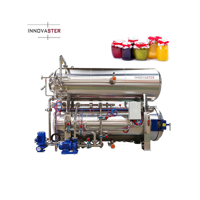 3P Volledig automatisch/handmatig hoge temperatuur stoomwaterbad autoclaaf sterilisatie retort