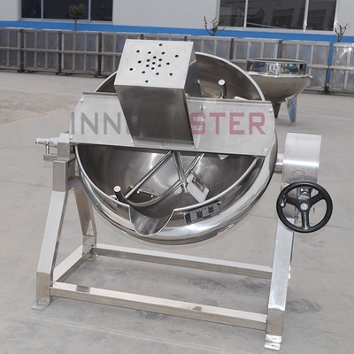 100-600L capaciteit Commerciële automatische meng- en kookmachine voor lotuszaadpastapot