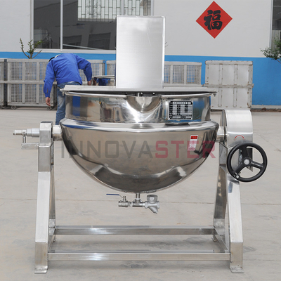 100-600L capaciteit Commerciële automatische meng- en kookmachine voor lotuszaadpastapot