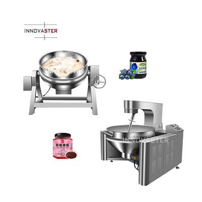 Aanpasbare capaciteit Drukkoker stoofpot Jacketed ketel aangedreven door olie of stoom
