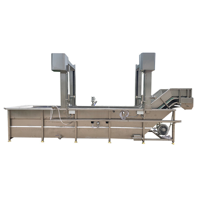 Waterrecycling SUS 304 Gantry Lift Tank Groenten- en Fruitwasmachine voor ontwerp