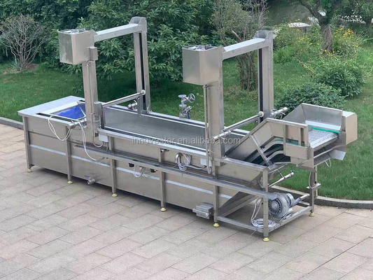 Waterrecycling SUS 304 Gantry Lift Tank Groenten- en Fruitwasmachine voor ontwerp