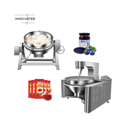 Elektrische/stoom/olieverwarming Automatische kookpot mixer Kookpan Jacketed ketel met schraper