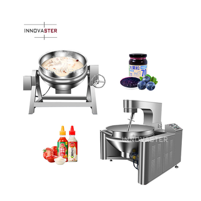 Aanpasbare capaciteit Elektrische stoomverwarming Sauce Jacketed ketel met mixer agitator