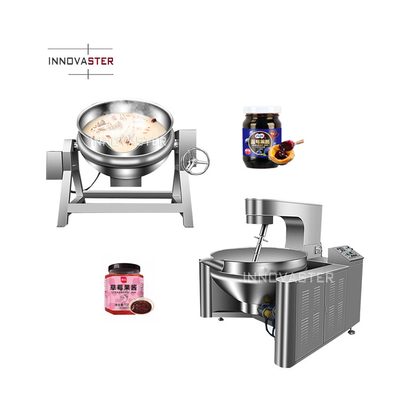 Kookapparatuur 50-600L Stoomkoken Jam Sauce Frying Pan Jacketed Kettle Vessel
