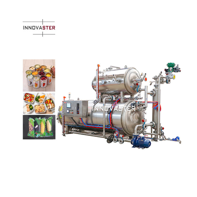 1100*1200*1500MM Elektrisch verwarming Hoogdruk Hoogtemperatuur Wateronderdompeling Autoclaaf Sterilisator Retort