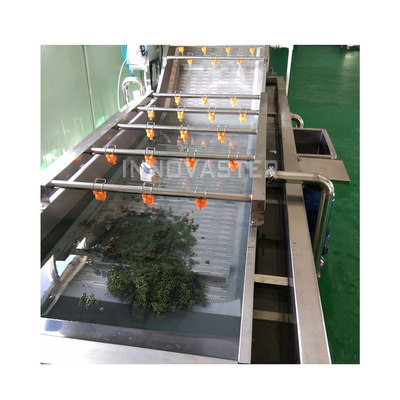 Industriële bubbelwasmachine voor groenten en fruit met ozonwaterwasmachine