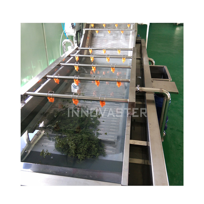 6000*1400*2400 Automatische waterkastanje druivenvruchten groenten bubbelwasmachine voor dranken