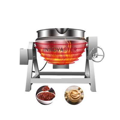 Stoomkoker Jacketed Kettle voor Lotus Jujube Paste Curry 50-600L Capaciteit