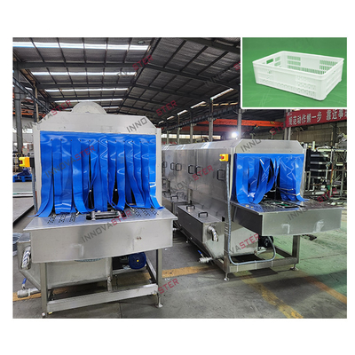 Hoogdrukverwarmd water spuit PP-container reinigingsmachine voor zilvercontainers