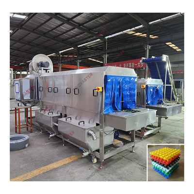 6000*2800*2200 Hoogdrukverwarmd water sproei chocoladevormen wasmachine voor het wassen van pallets