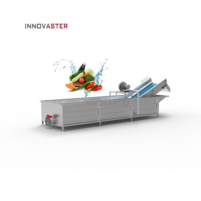 Industriële bubbel tomaten wasmachine droogmachine voor maïs fruit groenten ui
