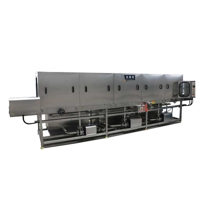 Volledig automatische industriële wasmachine voor snel en schoonmaken van plastic SUS-bakken