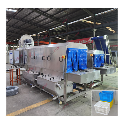 Industriële wasmachine voor snelle werking met omzet Plastic pallet/bak/doos wasmachine