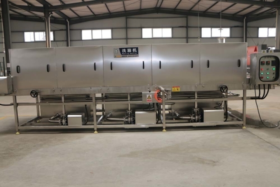 6000*2800*2200 Jaar 2021 Plastic Crates Washer voor industriële bakplatenwasser