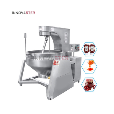 615 kg voedselkwaliteit roestvrij staal kookketel met roermachine perfect voor zuivelproducten