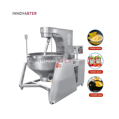Zilveren automatische kookmixer/kokketel/mixer met elektrische verwarming