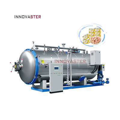Horizontale waterbad sterilisatie machine voor voedingsmiddelen en dranken 1100*1200*1500MM ontwerp