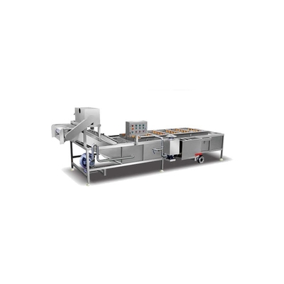 SUS 304 Industrial Water Cycle Single Tank Groenten- en Fruitwasmachine voor Producten
