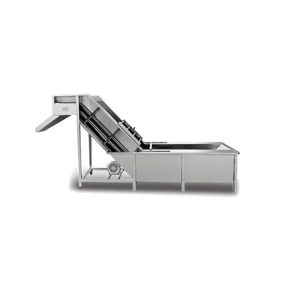 SUS 304 Industrial Water Cycle Single Tank Groenten- en Fruitwasmachine voor Producten