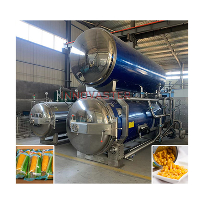 1100*1200*1500MM Hoge temperatuur sterilisatie rijstretort voor voedselverwerkende installaties