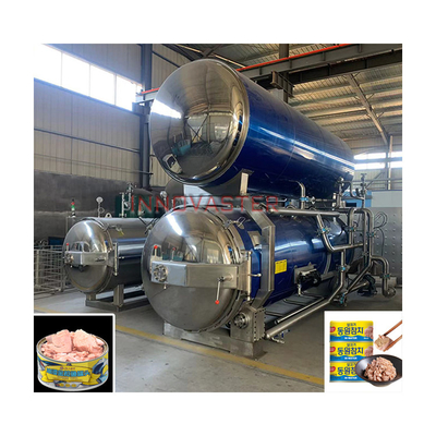 Voedselsoort Soep Pet Fles Water Spray Hoogtemperatuur Sterilisatie 3P Autoclave Retort