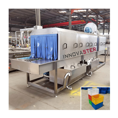 Schoonmaak 650 KG Automatische hoge druk stoomwater Plastic kratten Basket box wasmachine