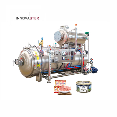 Hoogtemperatuur sterilisatie retort machine voor 2100 kg voedsel spout pouch verpakking