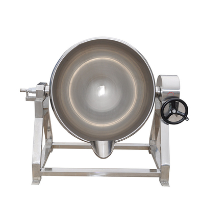 Stoom koken Jacketed ketel met roermachine Hoofdstructuur Tilting systeem Benen koken