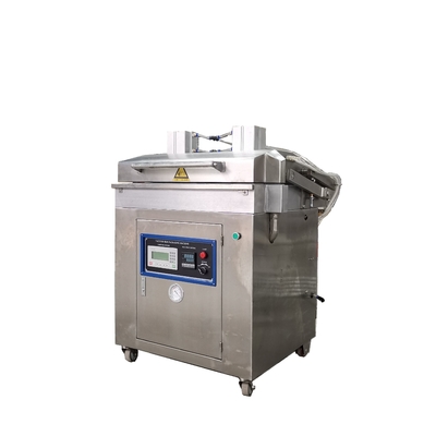 Houtmateriaal Automatische vakuumpakketmachine met huid bevestigd Volledige staat van levensmiddelen