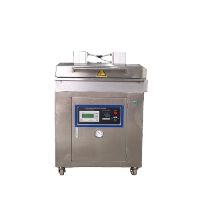 Houtmateriaal Automatische vakuumpakketmachine met huid bevestigd Volledige staat van levensmiddelen