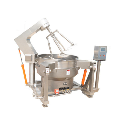 Alle roestvrij staal Automatische Multi-Head Sauce Making Cooker / Jacket Kettle voor pasta