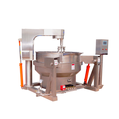 Alle roestvrij staal Automatische Multi-Head Sauce Making Cooker / Jacket Kettle voor pasta