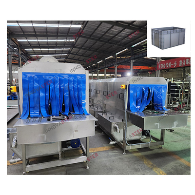 Versatile wasmachine voor palletten voor kratten/mandjes/dozen/bakken met slaten 6000*2800*2200