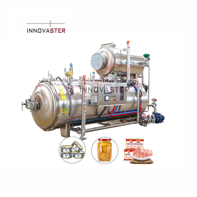3P-spanningslaboratoriale autoklaafmachine voor ingeblikte schelpen, inktvis, tonijn, sardines, haring