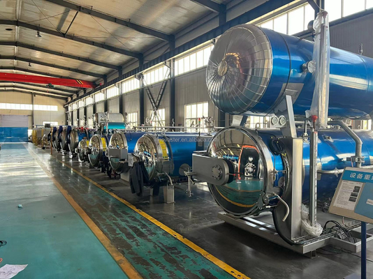 3P-spanningslaboratoriale autoklaafmachine voor ingeblikte schelpen, inktvis, tonijn, sardines, haring