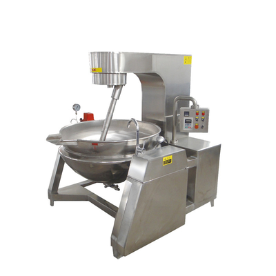 50-600L gecoate planetaire pinda-mixer voor het mengen en koken in grootschalige productie