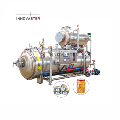 Structuur Warmwaterpomp Canner Drukkoker voor pocketed voedingsmiddelen sap sterilisatie