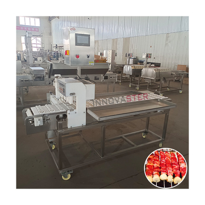 Automatische groentevlees Kip Kabob Satay Skewer Machine voor uw catering behoeften