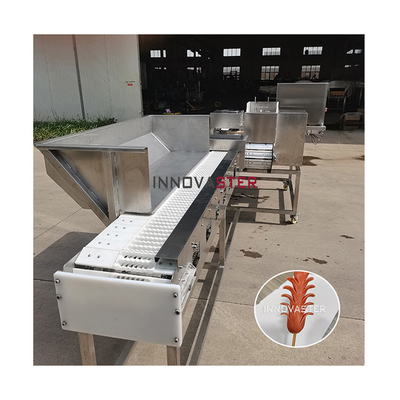 SUS304 Automatische roestvrij staal BBQ Skewer Meat Stick Machine voor vlees-voedselverwerking