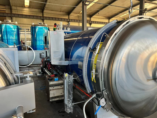 Fysieke sterilisatie retortmachine voor flexibele verpakkingen voor de voedselverwerkende industrie
