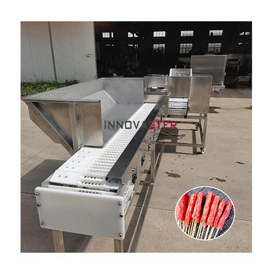 Hoge capaciteit automatische elektrische grill BBQ vlees skewer machine voor heerlijke grillen